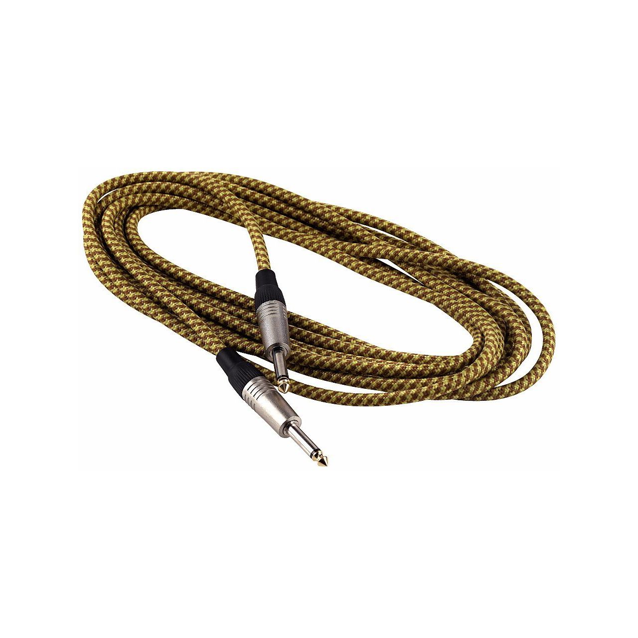 Instrument Cable, 3m/10 ft,straight
RCL 30203 Instrumentenkabel 3m Gold Tweed