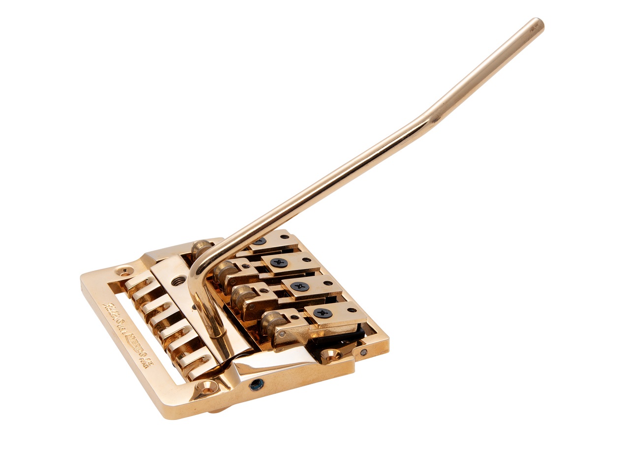 7410 - Hybrid 4-String Bass Tremolo with Rearward Saddles - Gold