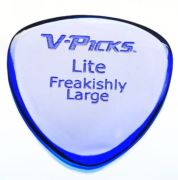 Freak. Large Round Lite Pick blue