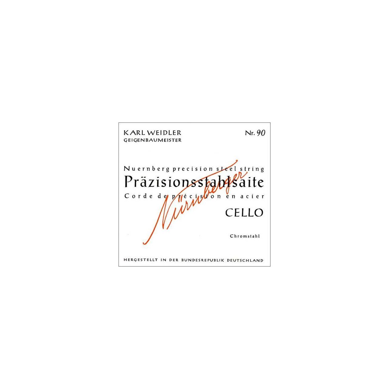 Präzision 4/4 Cello A-Saite - Mittel