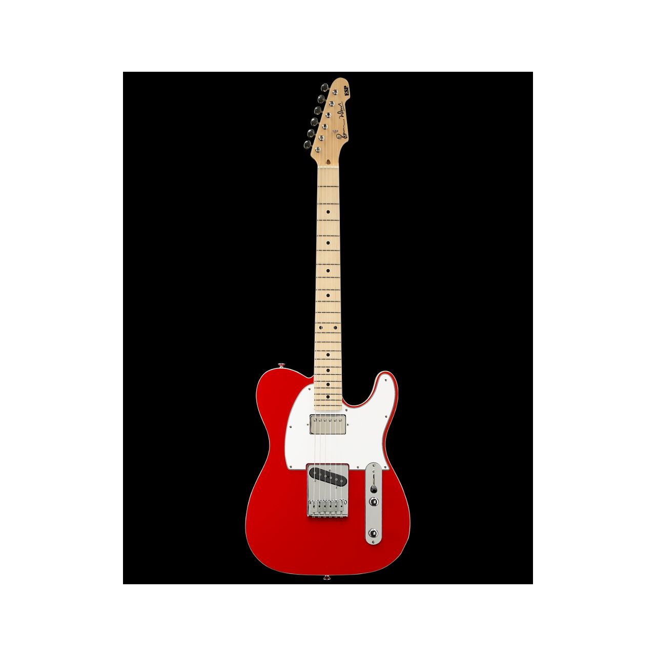 ... Ron Wood Signature E-Gitarre in Fiesta Red inkl. Koffer