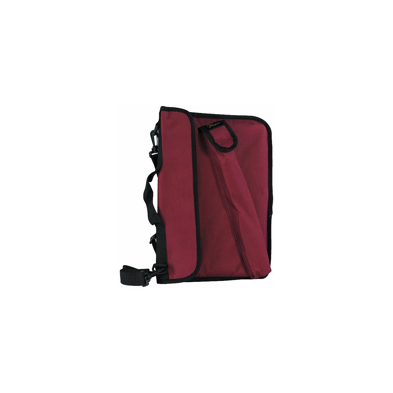 Deluxe Sopranflötentasche mit A4 Tasche Winered