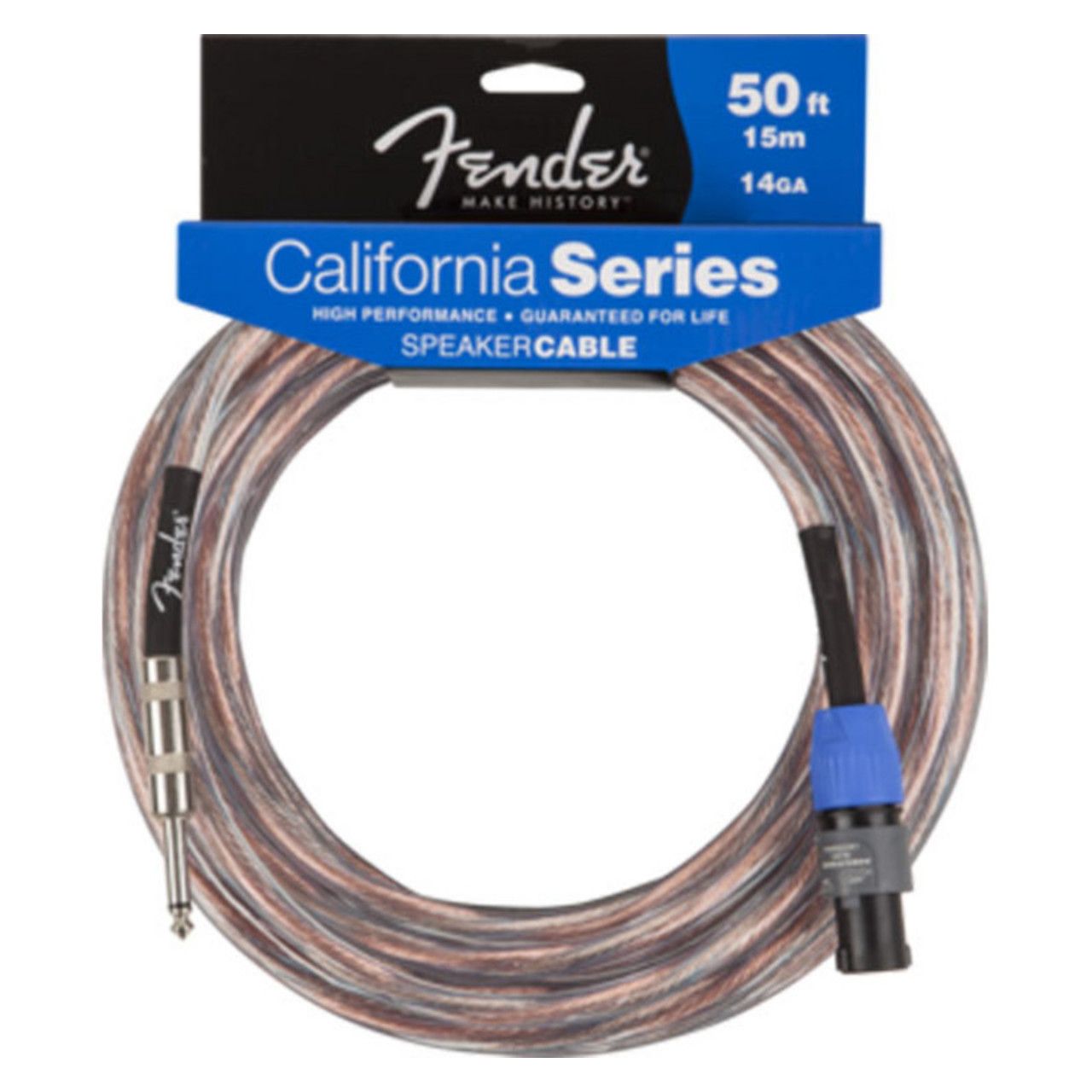 15m California Speaker Kabel 14GA, Klinke/Speakon