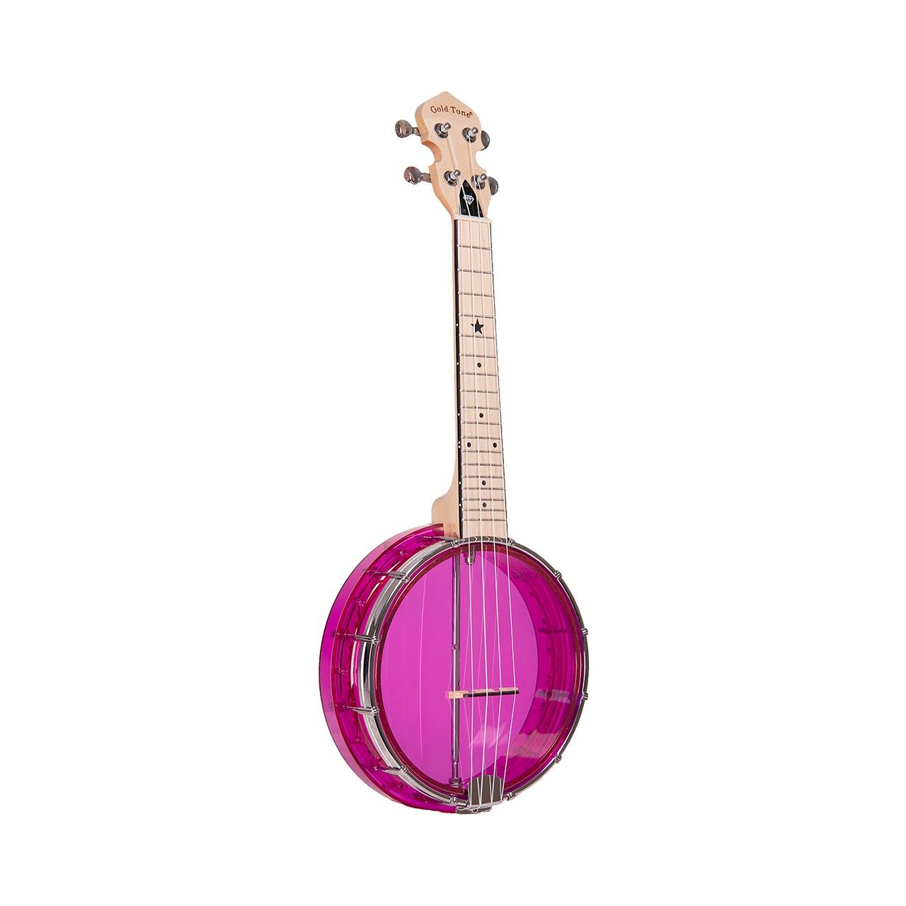 Little Gem Acrylic Konzert Banjo-Ukulele - Amethyst