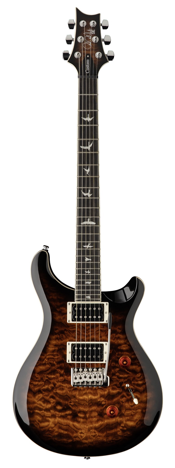 SE Custom 24 Quilt - Black Gold Burst