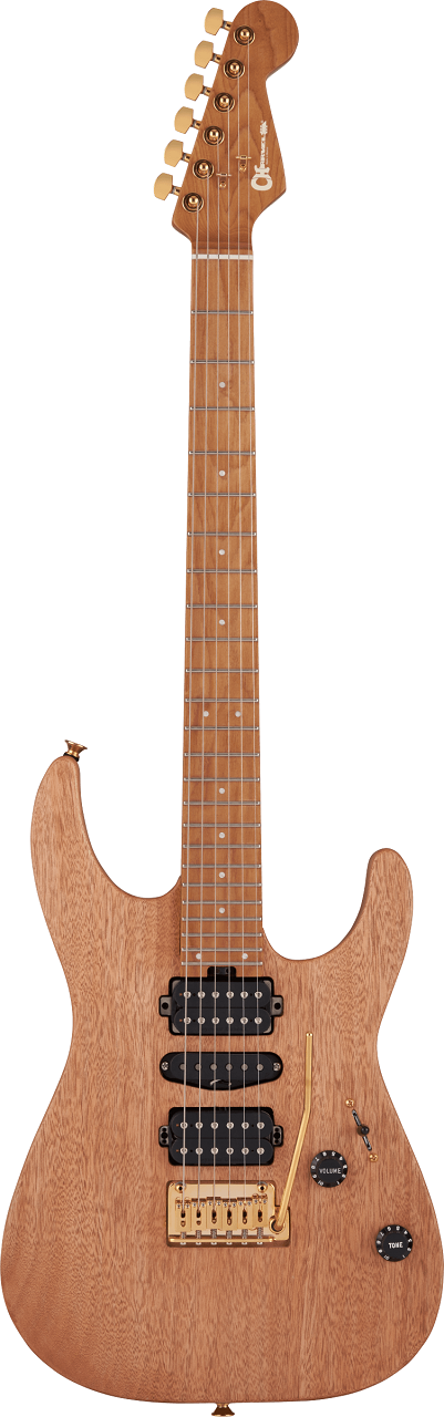 Pro-Mod DK24 HSH 2PT CM Mahogany, Caramelized Maple Fingerboard, Natural