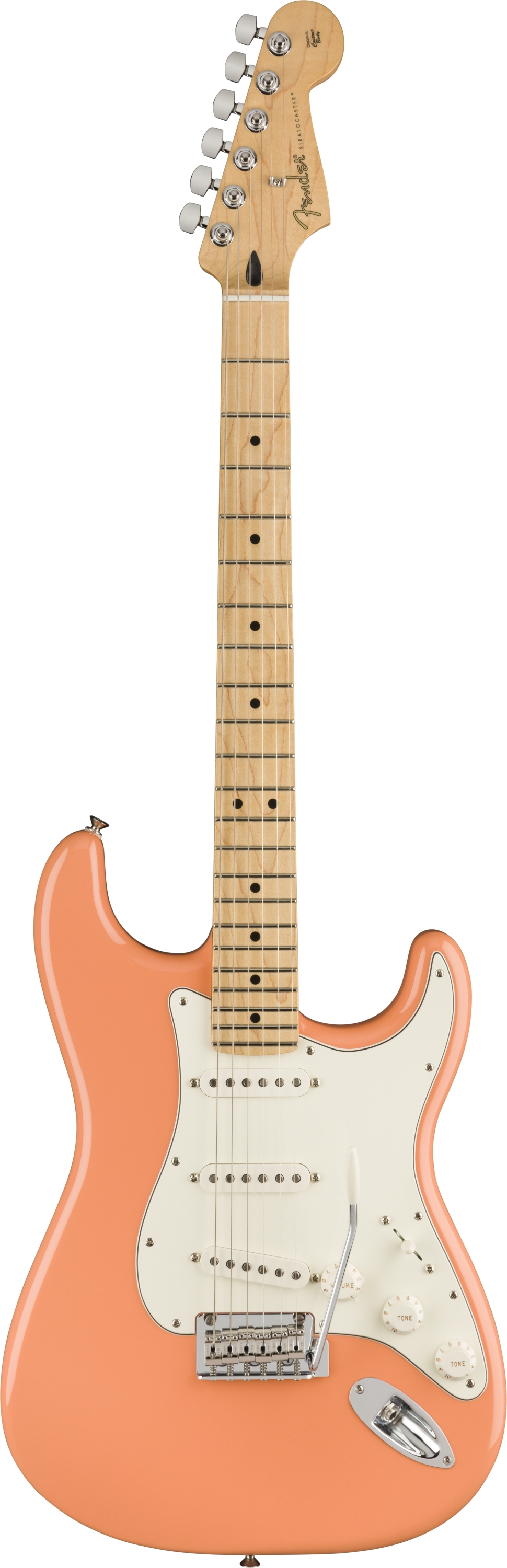 Ltd Player Stratocaster, Maple Neck, Pacific Peach