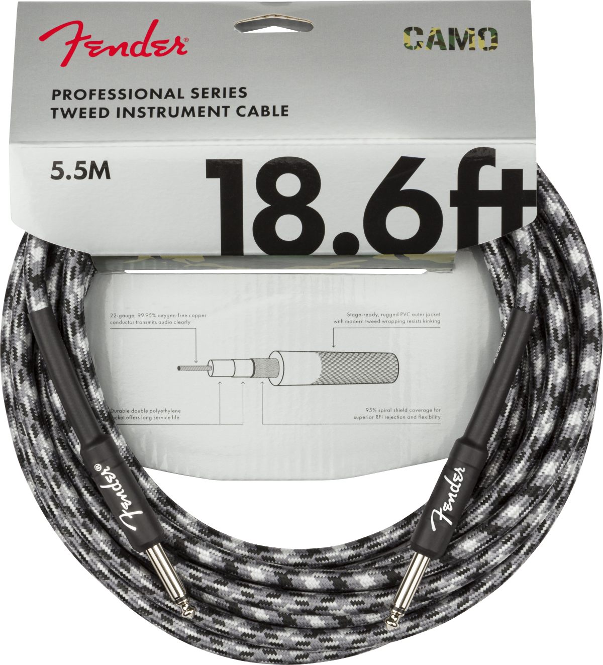 PRO 18.6' INST CABLE WINTER CAMO