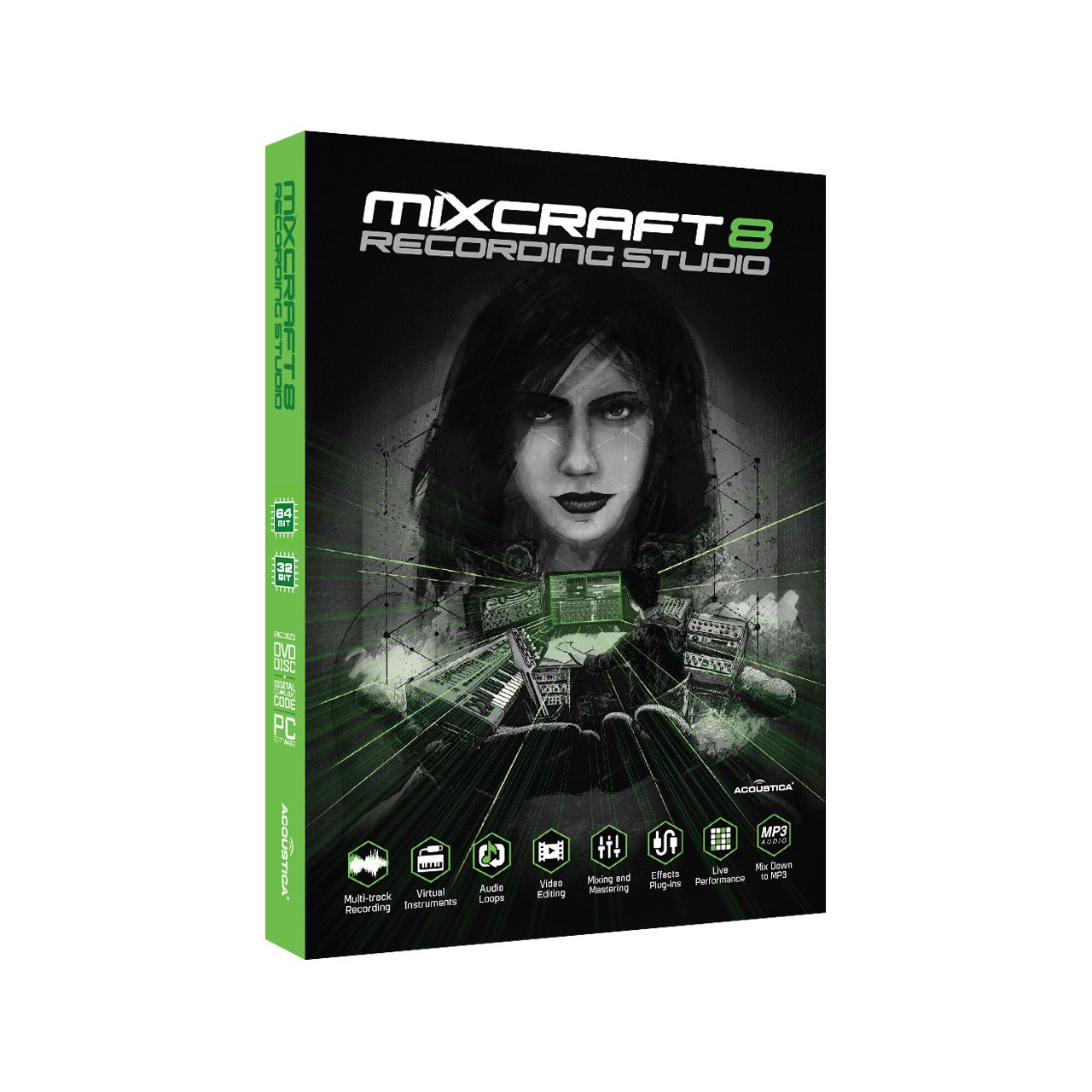 Acoustica Mixcraft 8 - Recordingsoftware