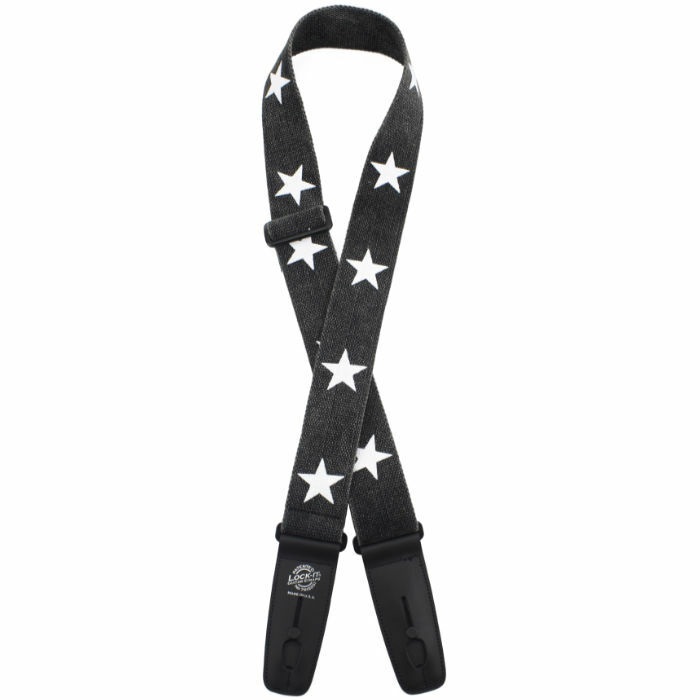 Strap 2" Rock Cotton (LIS 301-D03), Black Star