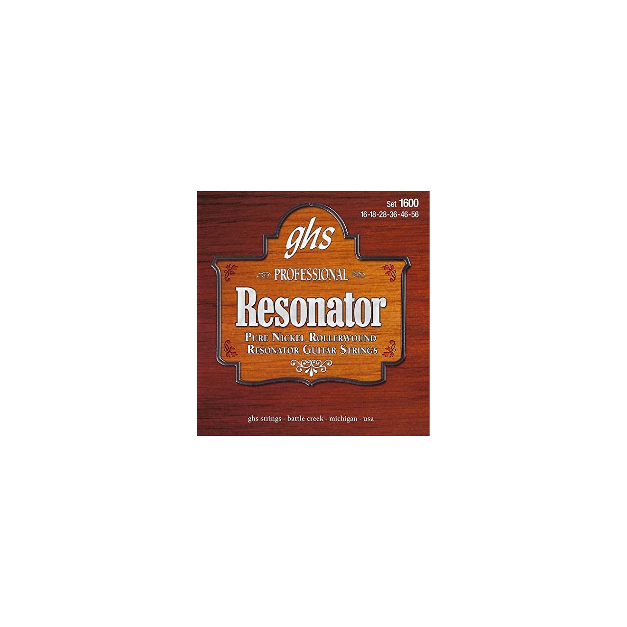 Professional - Resonator String String Set, Nickel, Semi Flat, .016-.056