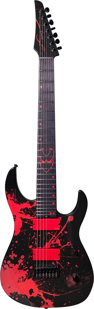 Ninja Custom Slaughter 7-String, Blood/Black