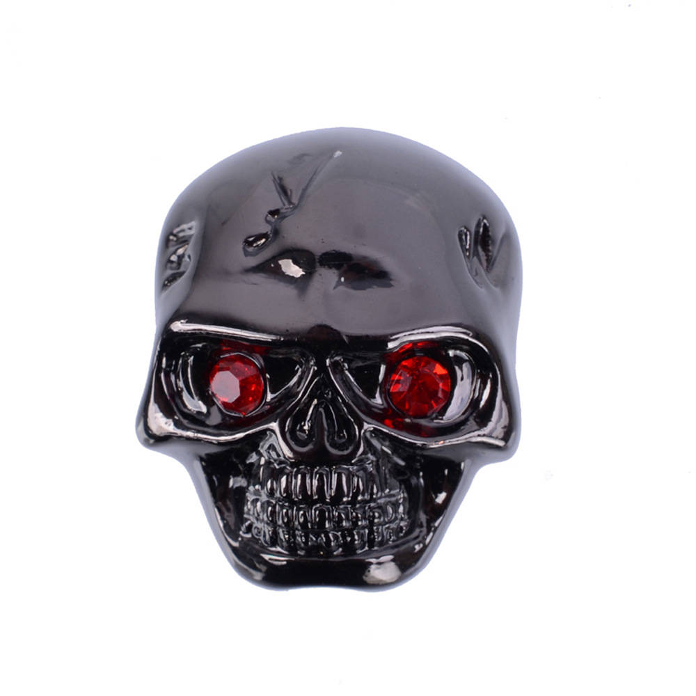 Guitar Knob Black Skull