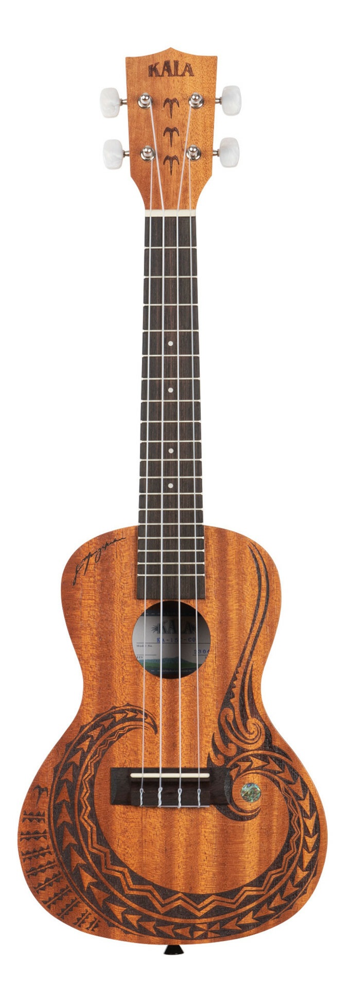 Kala KA-COURAGE-T- Courage Mahogany Tenor Ukulele, with Bag