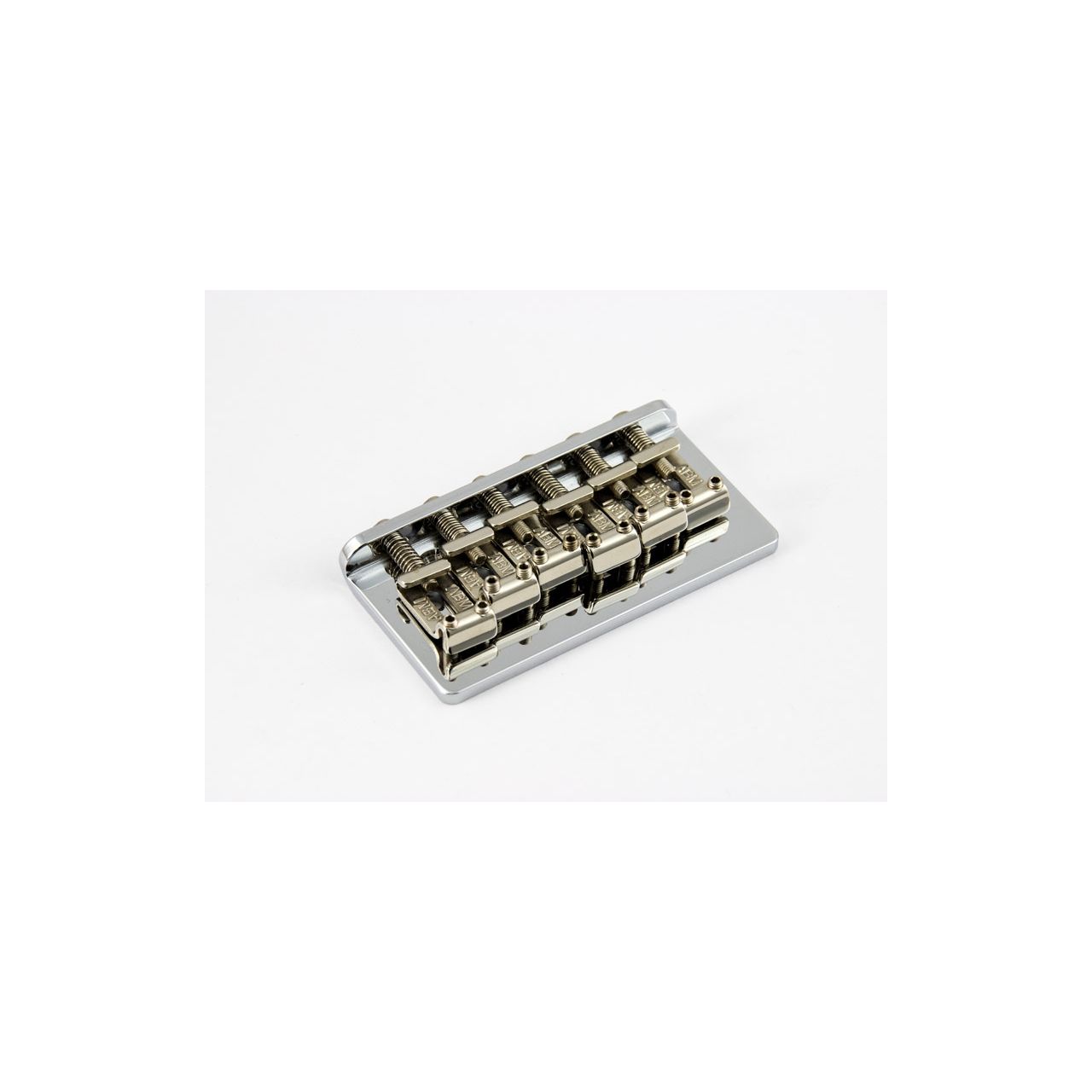 3255c Classic Hardtail Bridge, chrome plate, nickel saddles