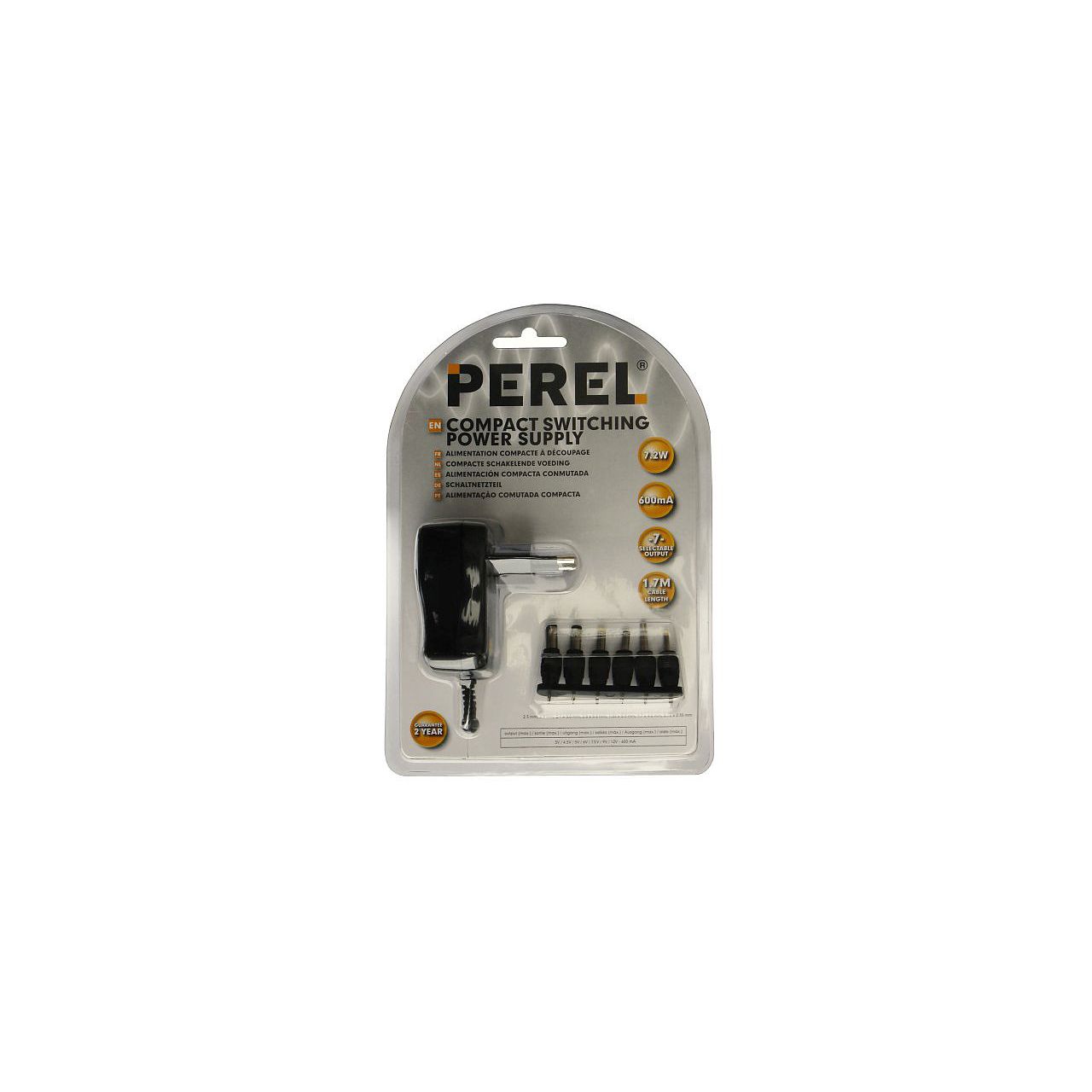 Perel Universal Netzadapter 600 mA