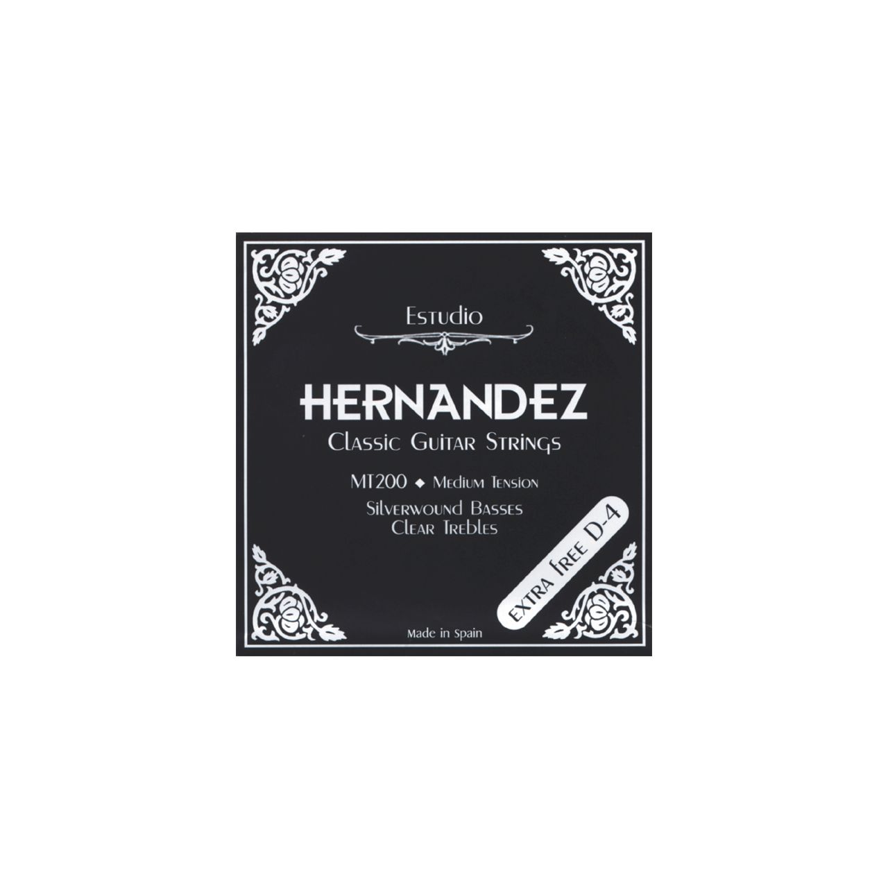 Hernandez Classic Set schwarz MT200 - Saitensatz für Konzertgitarre