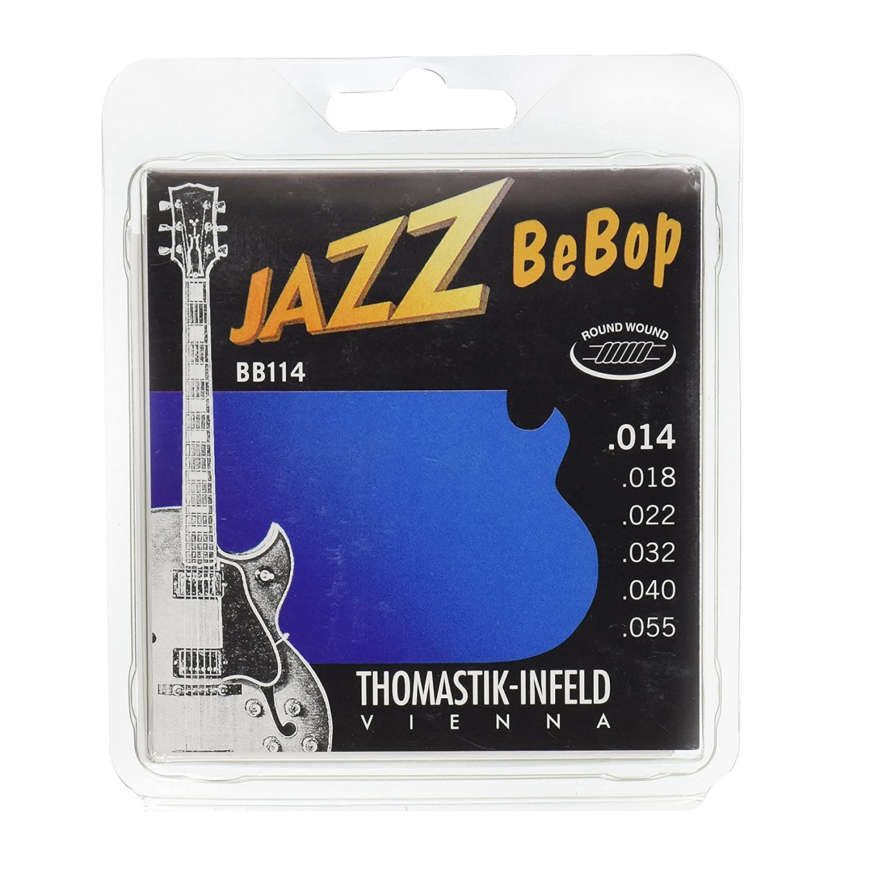 BB114 Jazz BeBop Saiten, RW, .014-.055