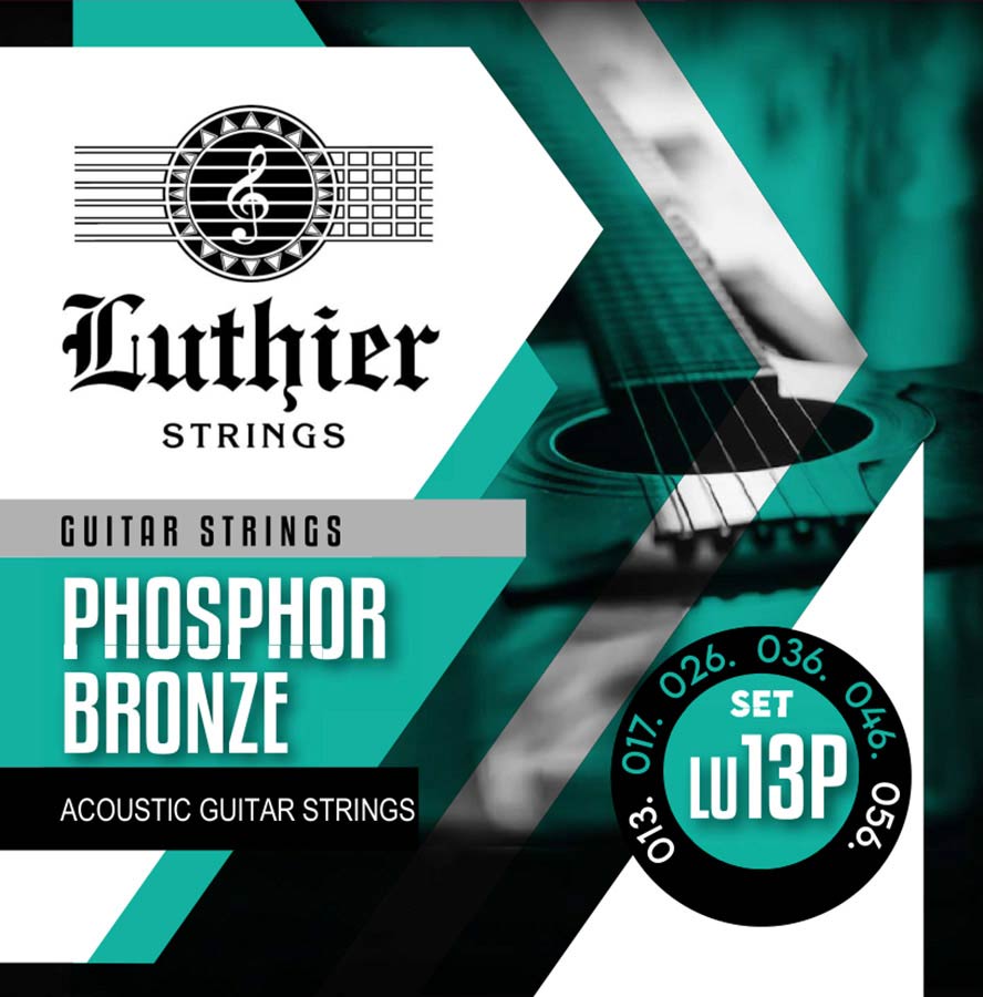 LU-13P Phosphor Bronze Wound Strings, .013 - .056