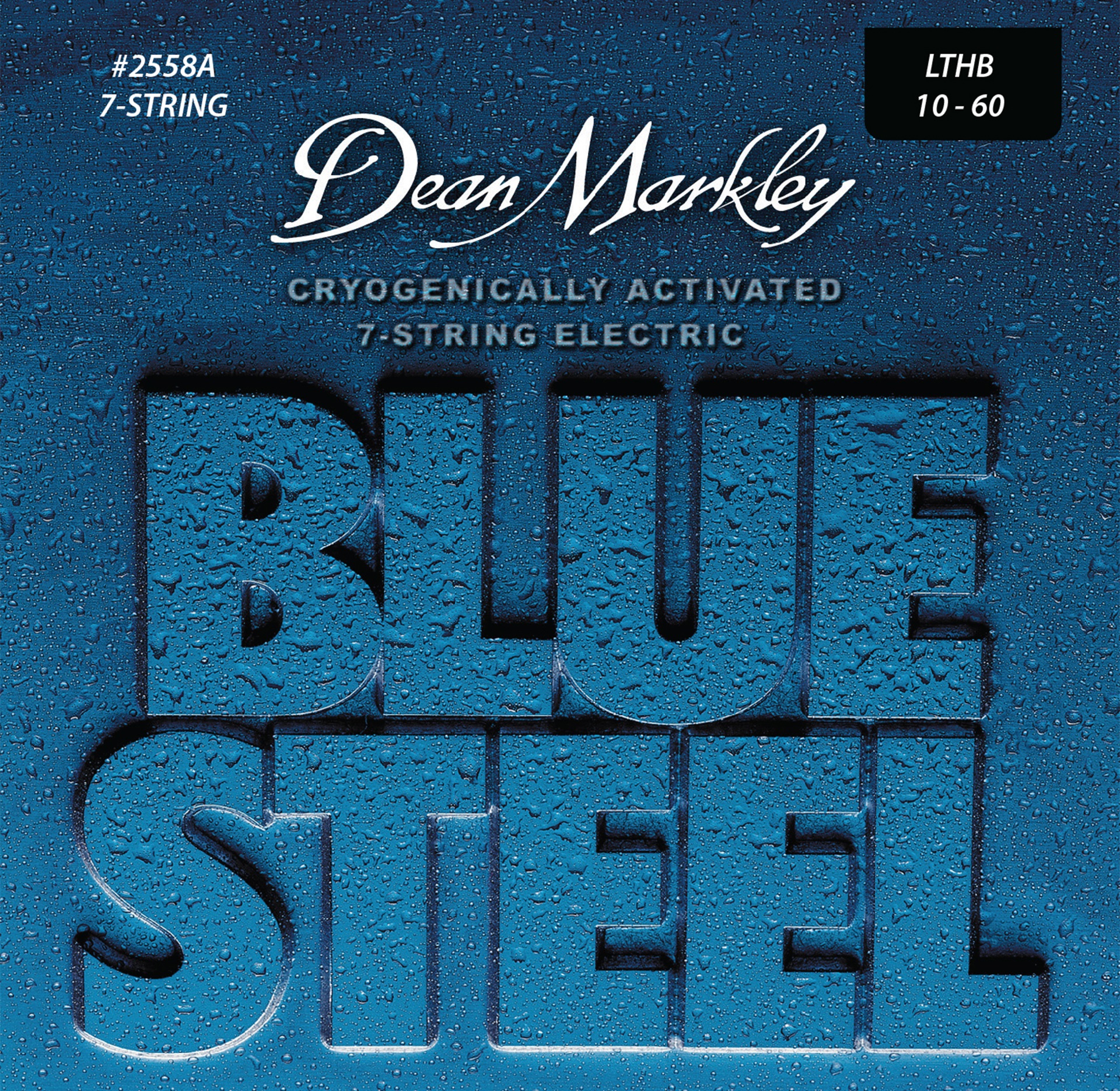 Blue Steel - 2558 A - Electric Guitar String Set, 7-String, Light Top Heavy Bottom, .010-.060