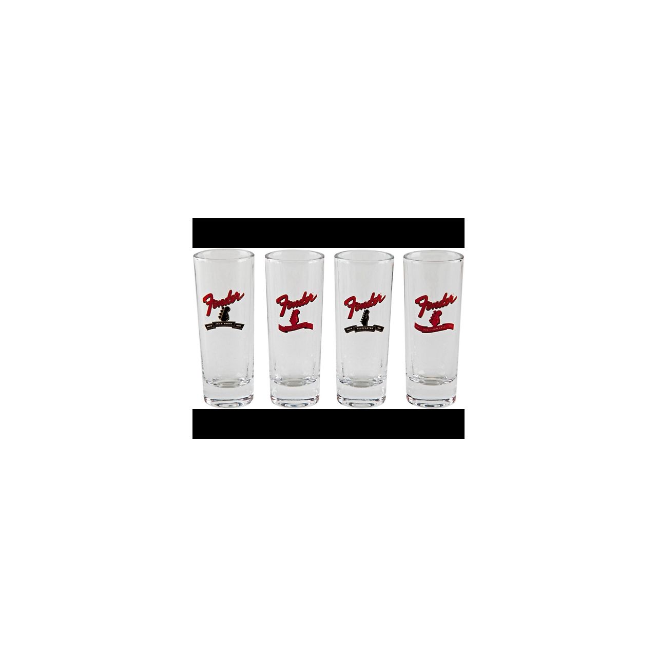 Shot Glasses S/4 4 Banner Head